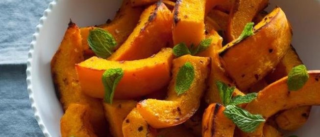 Тыква с пряностями и мятой по-сицилийски
