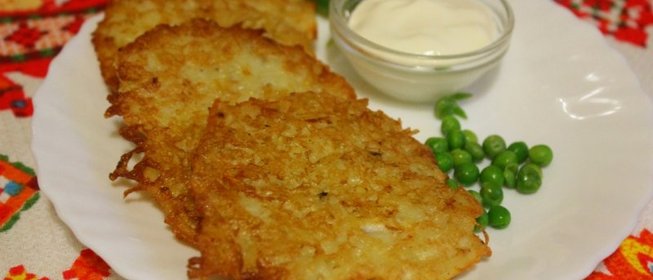 Оладьи из картофеля и репы