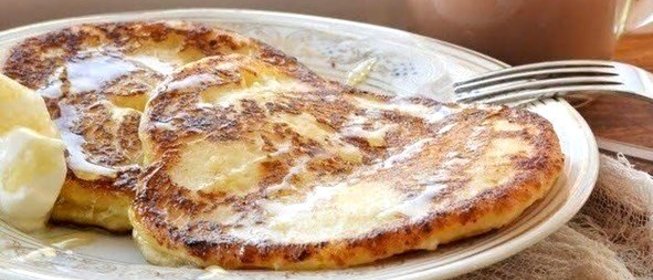 Сырники с бананом и творогом