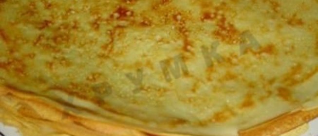 Блинчики на майонезе