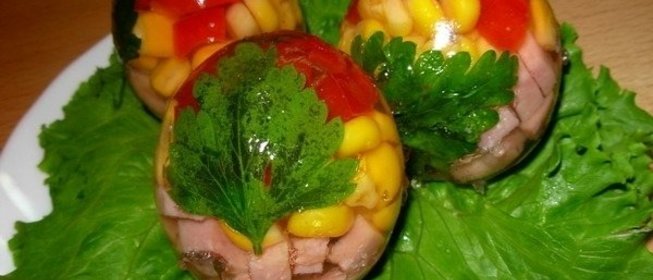 Заливные яйца