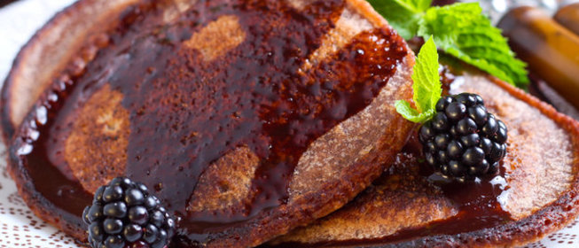 Шоколадные оладьи