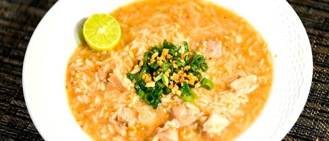 Куриный суп с поджаркой