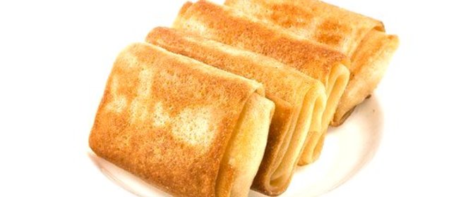 Блинчики с творогом, яблоками и другими начинками