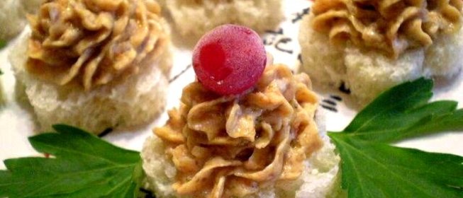 Закуска из печени индейки