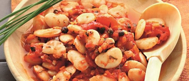 Рагу из крупной фасоли