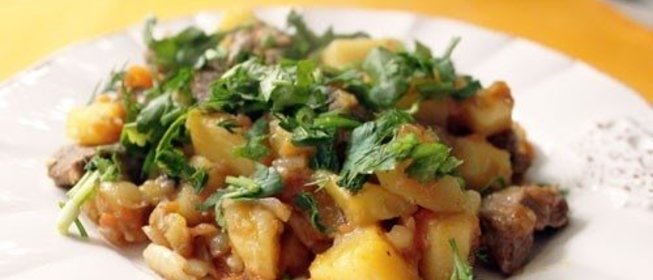 Рагу из баранины сытное