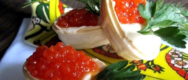 Вафельные тарталетки