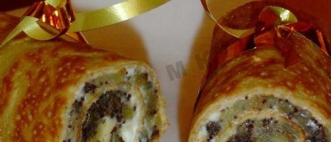 Блины с маком