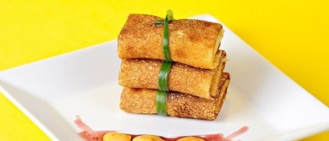 Блинчики, фаршированные мясом