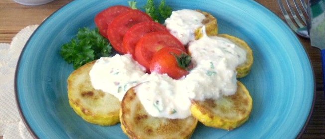 Кабачки под соусом