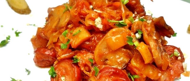 Бигус с грибами