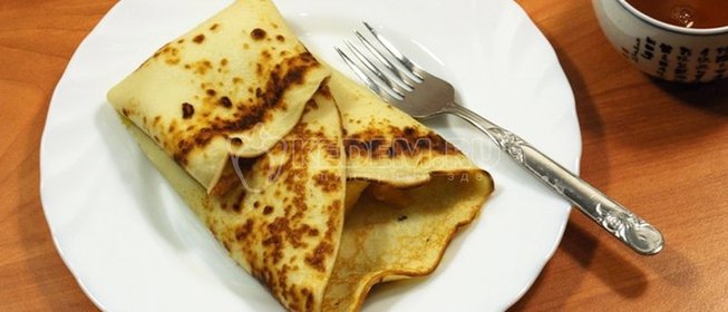 Блины с апельсинами