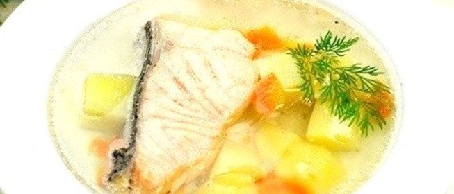 Уха из семги