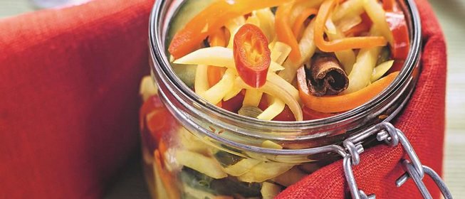 Хрустящие острые овощи