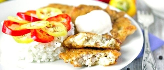 Оладьи из рубленой свинины