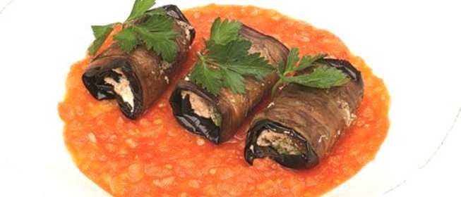 Баклажаны, жареные с орехами