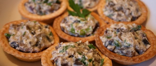 Вегетарианские тарталетки