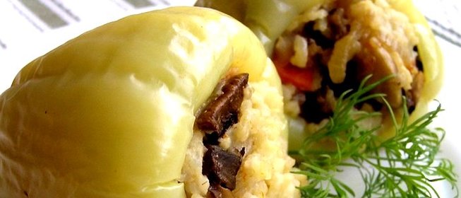 Фаршированный перец на пару