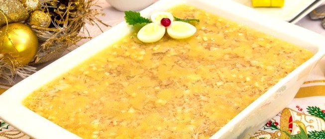 Куриный холодец