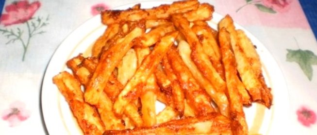 Картофель в кляре