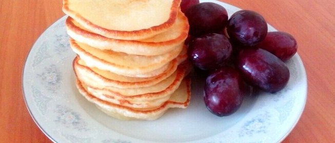 Пышные оладьи к завтраку