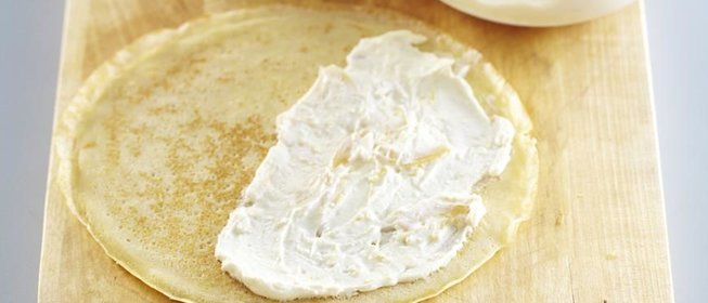 Блинчики с лимонным творогом