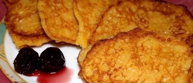 Оладьи из тыквы