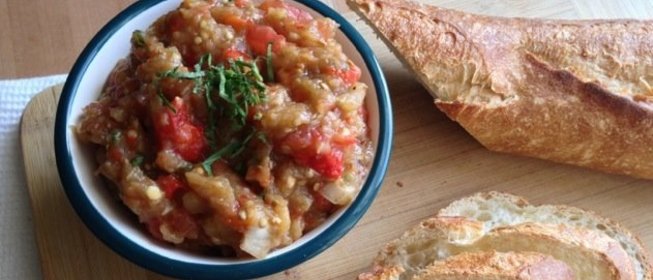 Икра из баклажанов и перца