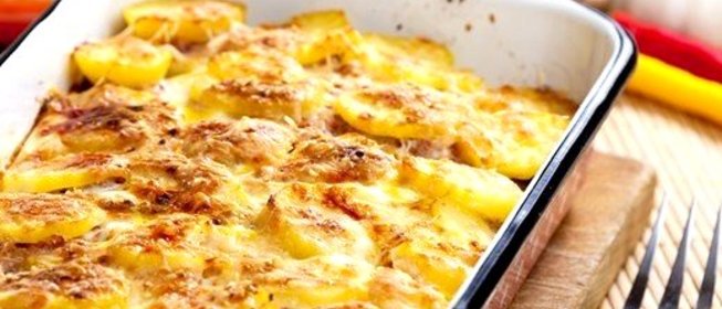 Картошка в сливках