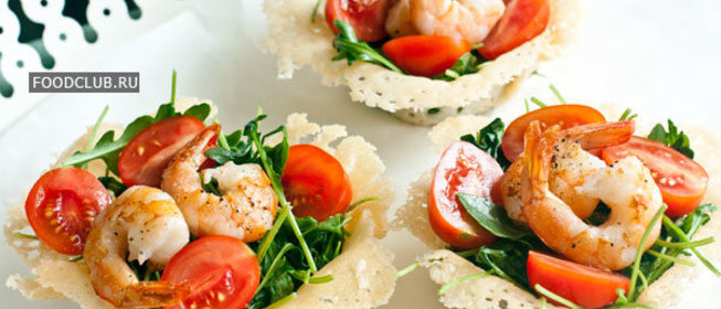 Корзиночки из пармезана