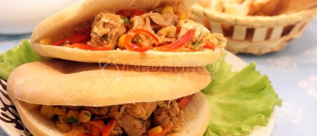 Лепешки с начинкой