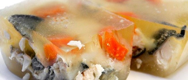 Холодец из головы сома