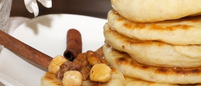 Постные витые блины