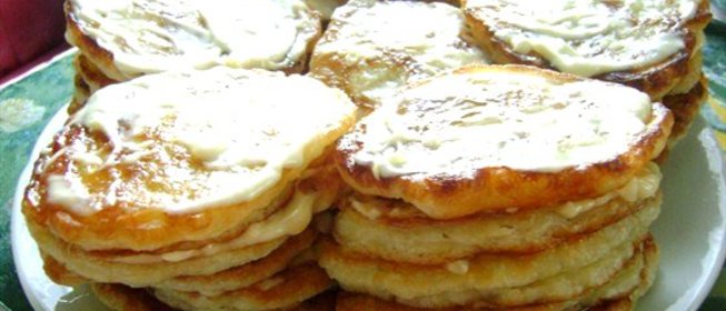 Оладьи из кабачков на кефире