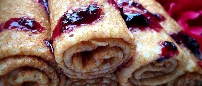 Заварные блинчики на кефире