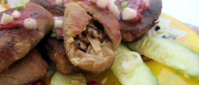 Драники с квашеной капустой