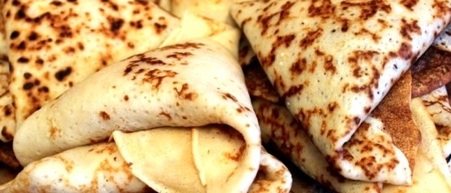 Блинчики с творогом и бананом