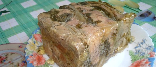 Холодец из лосятины