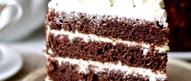 Сметанный шоколадный торт