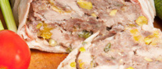Террин из свинины и курицы от максима копылова