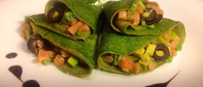 Шпинатные блинчики