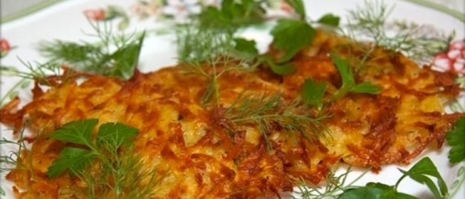 Оладьи из картофеля