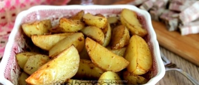 Картофель в соевом соусе