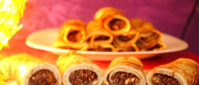 Блинчики с орехами