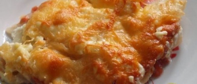 Мусака с рыбой