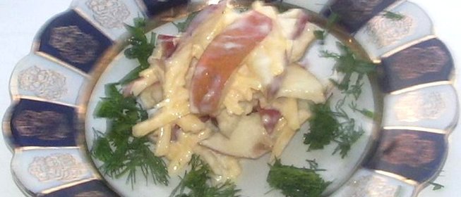 Груша под сыром маасдам