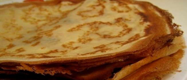 Блины на крахмале