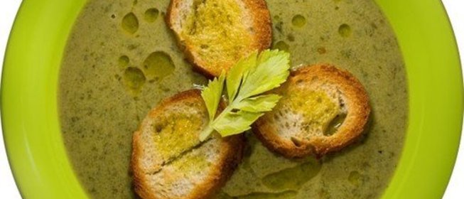 Суп из зелени (potage de poisson aux herbes)