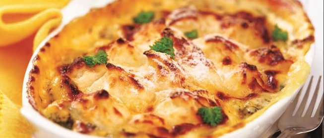 Мусака с брокколи